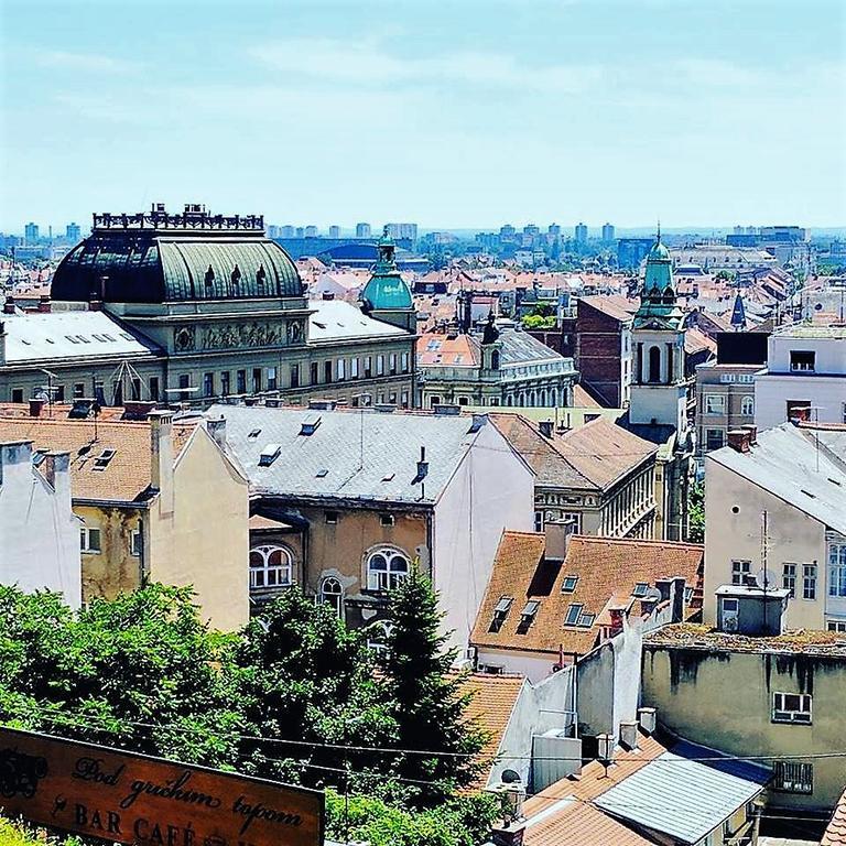 Apartment Orange Purple Blue Zagreb Extérieur photo